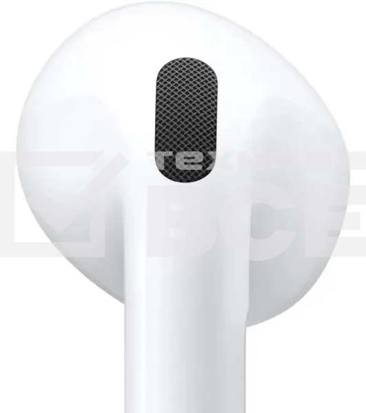 Гарнитура вкладыши Apple A3050 A3053 A3058 AirPods 4 белый беспроводные bluetooth в ушной раковине