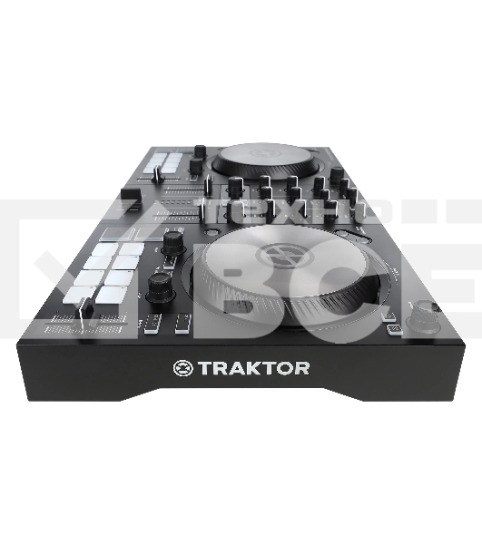 Контроллер DJ [25421] Native Instruments [Traktor Kontrol S2 MK3] 2-х канальный, для Traktor Pro/DJ, 16 RGB пэдов, аудио интерфейс 24бит/96кГц, 2-х канальный микшер, микрофонный вход, 2 стерео выхода (линейный и 3.5 мм TRS), выход на наушники