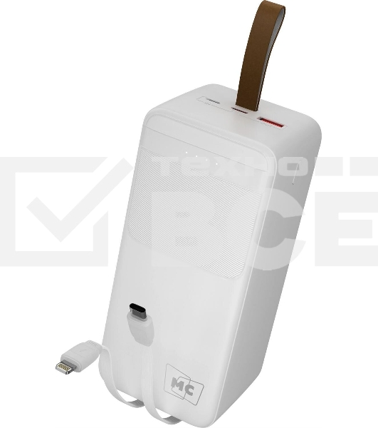 Портативный аккумулятор MORE CHOICE (4620202552860) PB59-50 50000mAh 1USB+1Type-C+1micro-USB 3.0A 22.5W+PD20W+QC3.0, белый