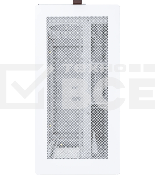 Компьютерный корпус Montech HS01 белый без БП ATX 2xUSB3.0 audio bott PSU