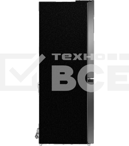 Холодильник Maunfeld MFF181NFSB черная сталь трехкамерный 320/154л морозилка снизу, Total No Frost, Side by Side