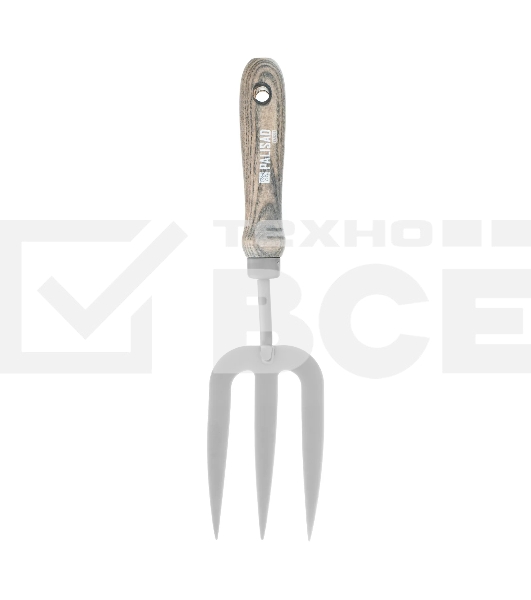 Вилка посадочная Palisad LUXE 80х320 мм, стальная, рукоятка из ясеня