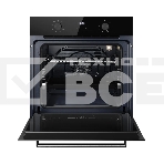 Духовой шкаф Kuppersberg HO 608 X Line, High-Tech, 78 л, цвет черный, цвет фурнитуры нержавеющая сталь, поворотное управление, дисплей, таймер, 8 режимов, макс. температура 310 градусов, телескопические направляющие (на 1 уровень), фото2