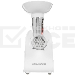 Мясорубка электрическая Willmark WMG-2043JW белый, 2000 Вт, 2.4 кг/мин, реверс, защита от перегрузки, насадки - 5, фото3