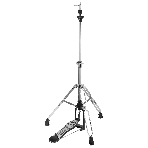 Стойка STAGG LHD-52 двойная для хай-хэт, 52 серии, 2-х секционная прочная металлическая конструкция, диаметры трубок 25 мм, 22 мм, двойные ножки, регулировка натяжения педали, вес 3,45 кг, отделка хром, фото 1