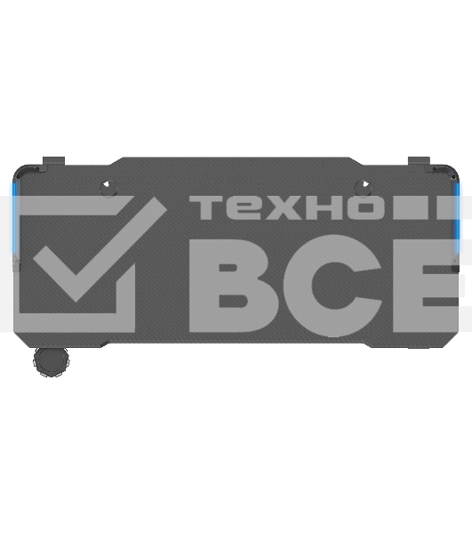 Стол Cactus CS-EDL-GBK столешница МДФ черный, каркас черный