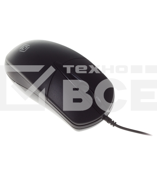 Мышь проводная Oklick 275M черный, 1000 dpi, USB, кнопки - 3