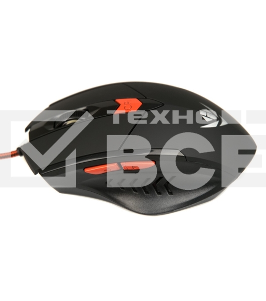 Мышь проводная Dialog MOG-11U Nakatomi Gaming - 6 кнопок + ролик, USB,черная