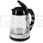 Чайник электрический Hyundai HYK-G3803 1.7л. 2200Вт черный/серебристый (корпус: стекло), фото7