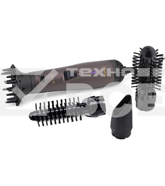 Фен-щетка Vitek VT-8241 черный/коричневый