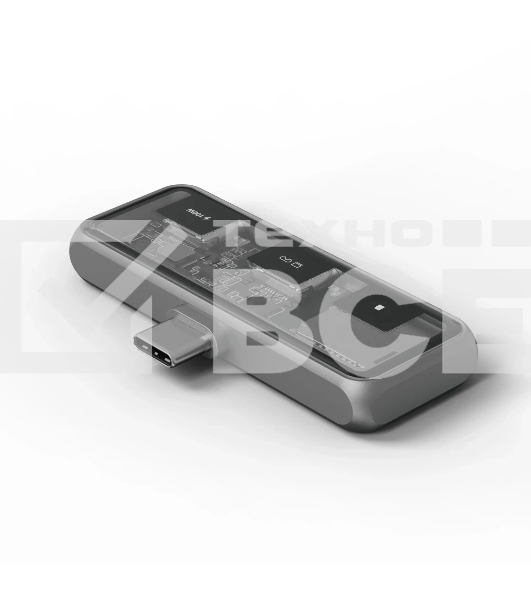 USB-хаб Satechi Mobile XR Hub with microSD (2х USB Type-C, microSD), до 100 Вт, Серый ST-HXRSDM