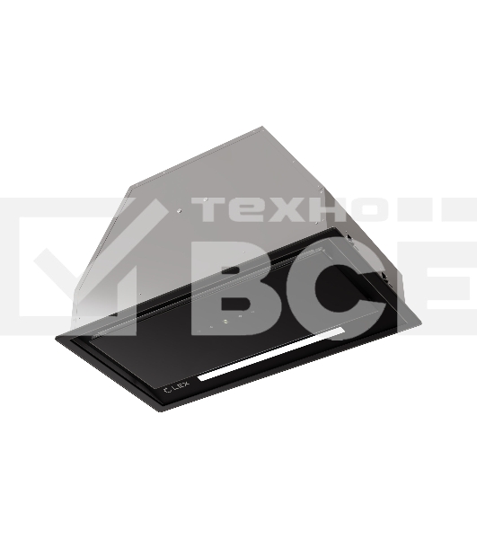 Вытяжка кухонная встраиваемая LEX Hyper 900 GS BL черный, управление сенсорное (1 мотор)