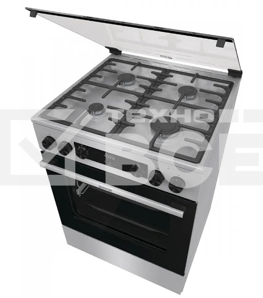 Плита комбинированная Gorenje GKS6C72XF нержавеющая сталь