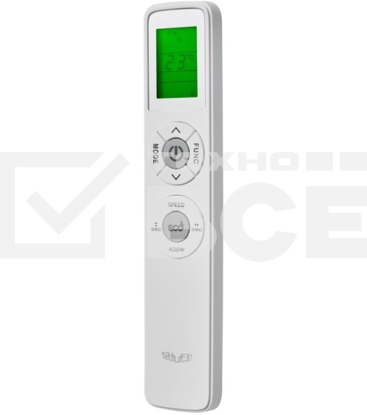 Блок внутренний сплит-системы Shuft Berg DC SFTOI/in-24HN1_24Y инвертор, 24000 BTU, 70 м2, 32 дБ, охлаждение, обогрев, осушение, белый