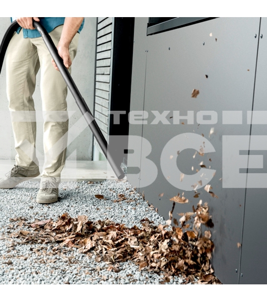 Строительный пылесос Karcher WD 2 Plus S V-15/4/18 желтый, 1000 Вт, уборка сухая/сбор воды, пылесборник мешок/контейнер, 15 л