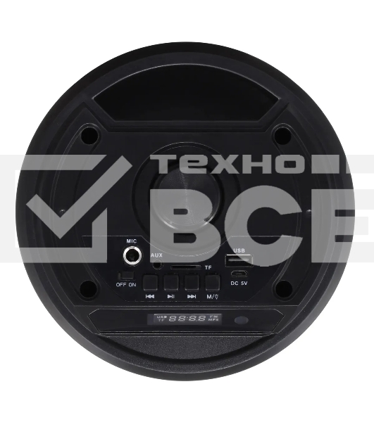 Минисистема Hyundai H-MC160 черный 50Вт/FM/USB/BT/SD/MMC