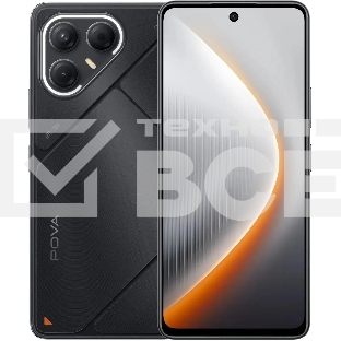 Смартфон Tecno Pova 7 5G LJ7, 8/256Gb, черный