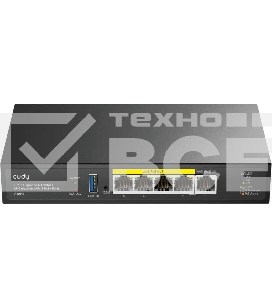 Контроллер Cudy C200P 10/100/1000BASE-TX