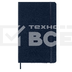 Блокнот Moleskine CLASSIC QP062B20 Large 130х210мм, 240 страниц, нелинованный, твердая обложка, синий сапфир, фото 1
