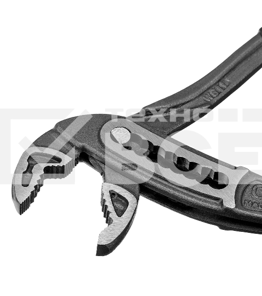 Клещи переставные Denzel обливные рукоятки, 180 мм