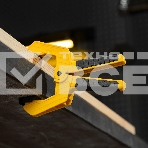 Струбцина клещеобразная Denzel усиленная 65 х 50 мм, двухкомпонентные рукоятки, фото2