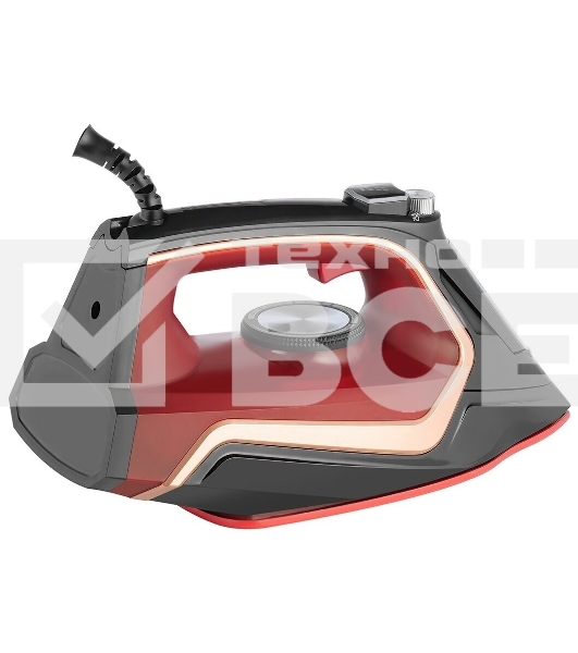 Утюг Centek CT-2313 RED 2600 Вт керамическая подошва, 350мл, паровой удар, самоочистка, капля-стоп