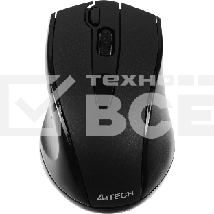 Мышь беспроводная A4Tech G9-500FS черный, 1200 dpi, радиоканал, USB, кнопки - 4