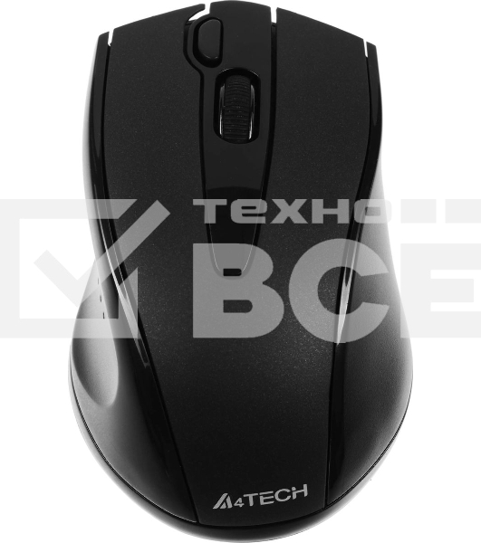 Мышь беспроводная A4Tech G9-500FS черный, 1200 dpi, радиоканал, USB, кнопки - 4