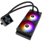 Водяное охлаждение для процессора Thermalright Grand Vision 240 (240mm, LED, Black, ARGB/Fans: 2x120mm, 80.45CFM, 29.4dBA, 2150RPM/Pump height 72.5mm, 6400RPM, Rad thickness 27mm/S: 1700, 1200, 1851, 115X, 2011, 2066, AM5, AM4), фото7