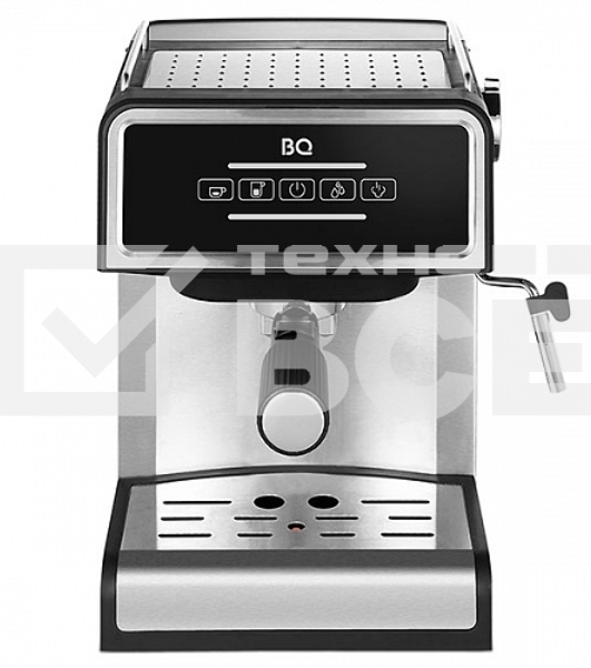 Кофеварка эспрессо BQ CM2000 Steel-Black, исп. кофе - молотый, 1.6 л, 850 Вт, 15 Бар.