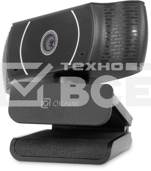 Камера Web Оклик OK-C016HD черный 1Mpix (1280x720) USB2.0 с микрофоном