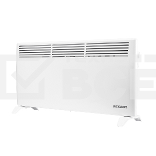Конвектор Rexant 60-0120 белый, 2000 Вт, 25 м2, термостат