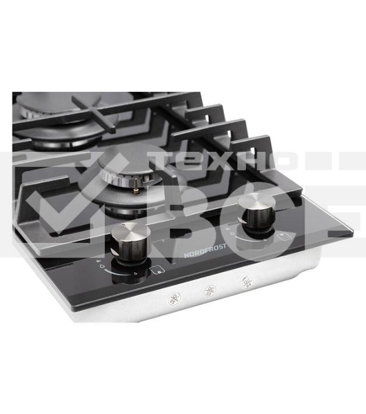 Газовая варочная панель Nordfrost HM 3023 B, встраиваемая, черный