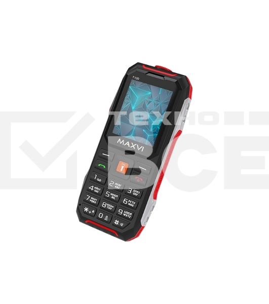 Мобильный телефон Maxvi T100 красный
