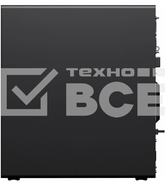 Компьютер Lenovo ThinkStation P3t, Intel Core i7 13700, DDR5 16ГБ, 512ГБ(SSD), NVIDIA T400 - 4 ГБ, CR, Windows 11 Professional, черный