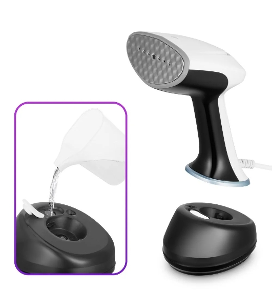 Отпариватель Kitfort КТ-9210 черный/белый, 1700 Вт, 20 г/мин, 360 мл