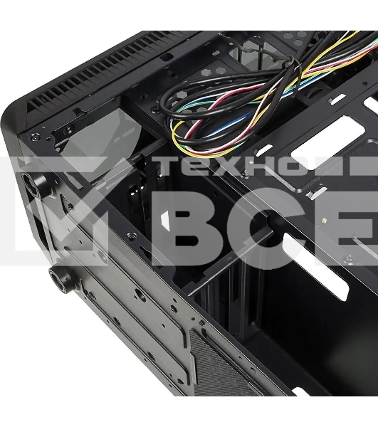 Компьютерный корпус Accord JP-X черный без БП ATX 2xUSB2.0 1xUSB3.0 bott PSU