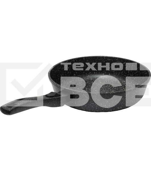 Сковорода из литого алюминия REALPRESS В22Ср 22 см черный