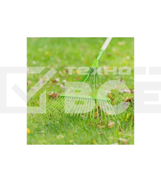 Грабли веерные стальные Palisad, 565 мм, 22 плоских зуба, эмалированные, усиленные, без черенка