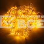 Гирлянда светод. Funray Кубики, SE-CUBE-440WW, 220В, 4м, 40LED, теплый белый, прозр шнур 3м,, фото 1