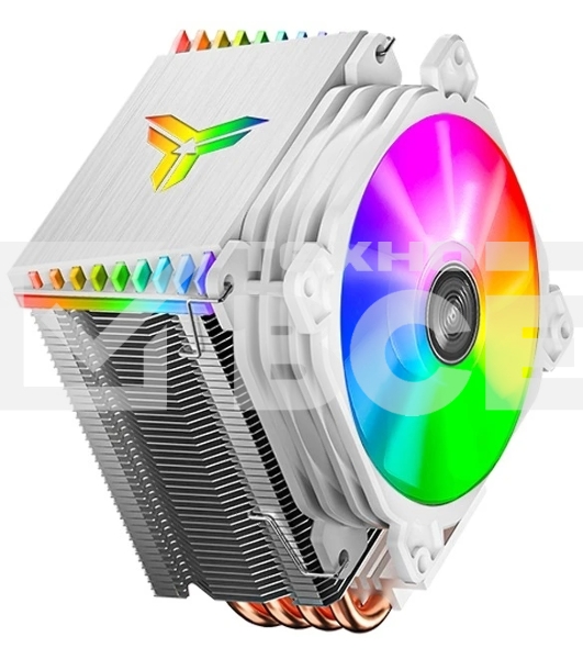 Кулер JONSBO CR-1400 White LGA1700/1200/115X/AM4 (24шт/кор, TDP 125W, PWM, 92мм ARGb Fan, 4 тепловые трубки, 4-pin, белый) Retail