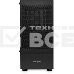Компьютерный корпус без блока питания Case HSPD M540, Mesh Mid Tower, черный, TG, 0.45 SPCC, no fans, ATX, mATX, mITX, 160/300/150мм, 2x2.5