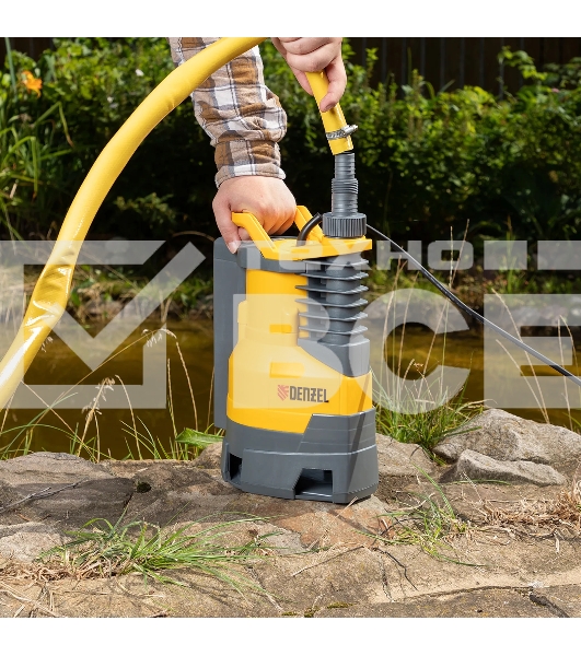 Дренажный насос Denzel DPХ450, 450 Вт, подъем 5 м, 9000 л/ч