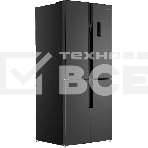 Холодильник Maunfeld MFF181NFSB черная сталь трехкамерный 320/154л морозилка снизу, Total No Frost, Side by Side, фото12