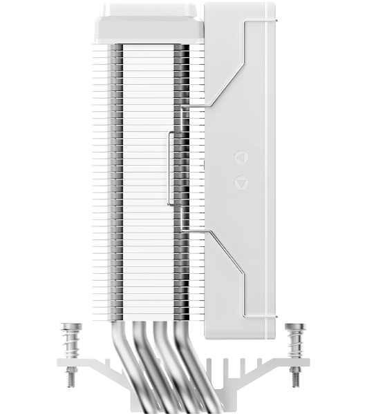 Кулер для процессора Ocypus Delta A40 SE WH ARGB, 120мм ARGB FAN, Top ARGB Panel, 4 HEAT PIPES, 4-PIN PWM, 800-1800 RPM, 31DBA, HYDRO BEARING, LGA115X/1200/1700/18XX, AM4/AM5