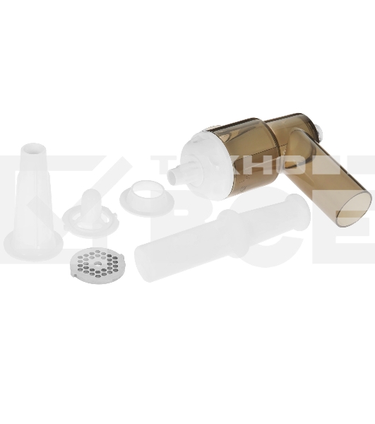 Мясорубка электрическая Willmark WMG-2043JW белый, 2000 Вт, 2.4 кг/мин, реверс, защита от перегрузки, насадки - 5