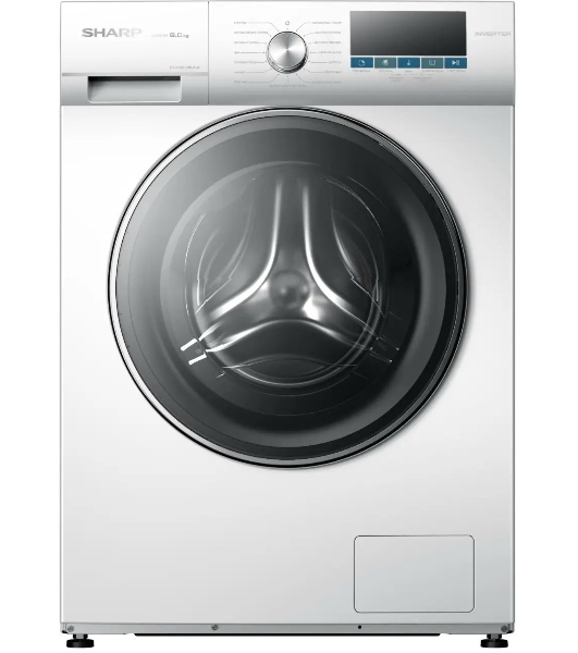 Стиральная машина Sharp ES-FSI812DLZ-W белый, загрузка фронтальная 8 кг, 1200 об/мин, класс A+++