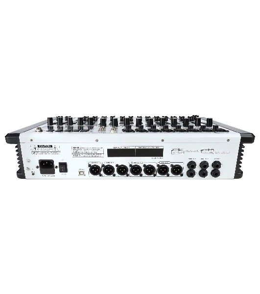 Микшер Intrend ITMIX-D8-4 цифровой, 12 входов (8 аналоговых, 1 стерео, 2 USB), 2 группы, Bluetooth, USB MP3 плеер