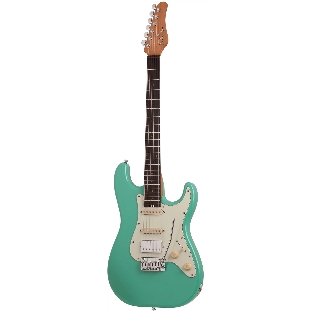 Электрогитара SCHECTER NICK JOHNSTON TRAD-HSS A. GREEN - электрогитара 6-струнная. 22 лада, корпус: ольха, гриф: обоженный клен, накладка черное дерево, на болтах, звукосниматели: HSS Schecter Diamond '78, 2x Schecter Diamond Nick Johnston Single Coil, р