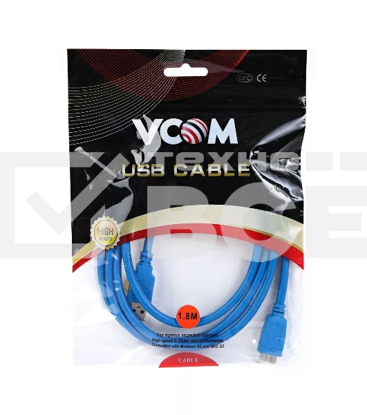Кабель VCOM VUS7075-1.8M Кабель соединительный USB3.0 Am-MicroBm 1,8m (VUS7075-1.8M)